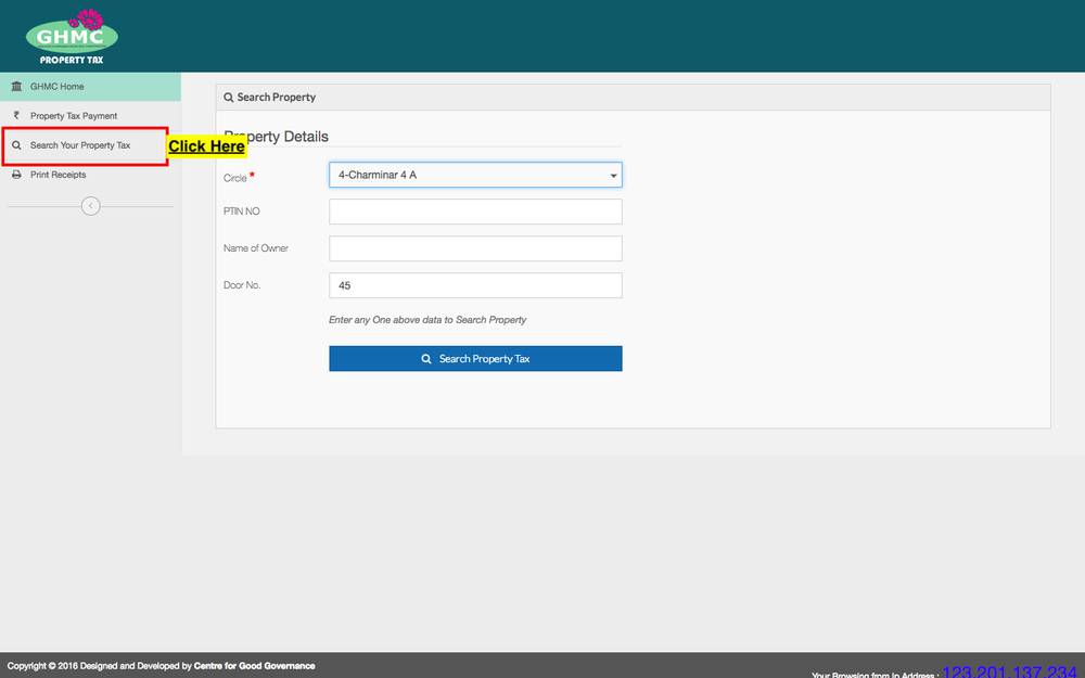 Step 3 Select Your Property