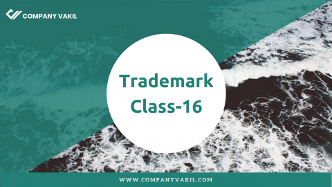 Trademark Class 16: Paper, Books and Stationery