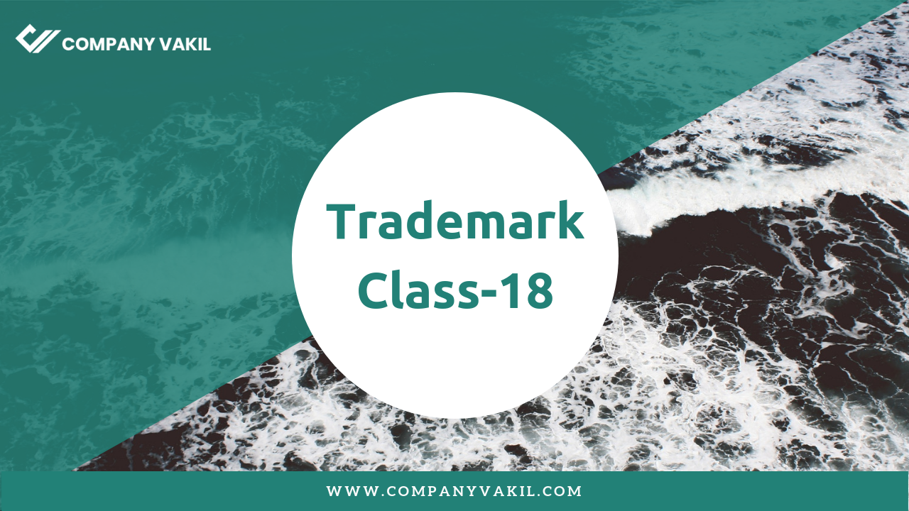 Trademark class 18